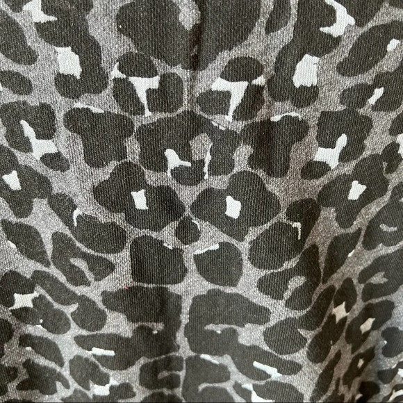 Maje Daleo Cotton Leopard Print Pullover Sweatshirt Size S 7875 - Picture 6 of 9